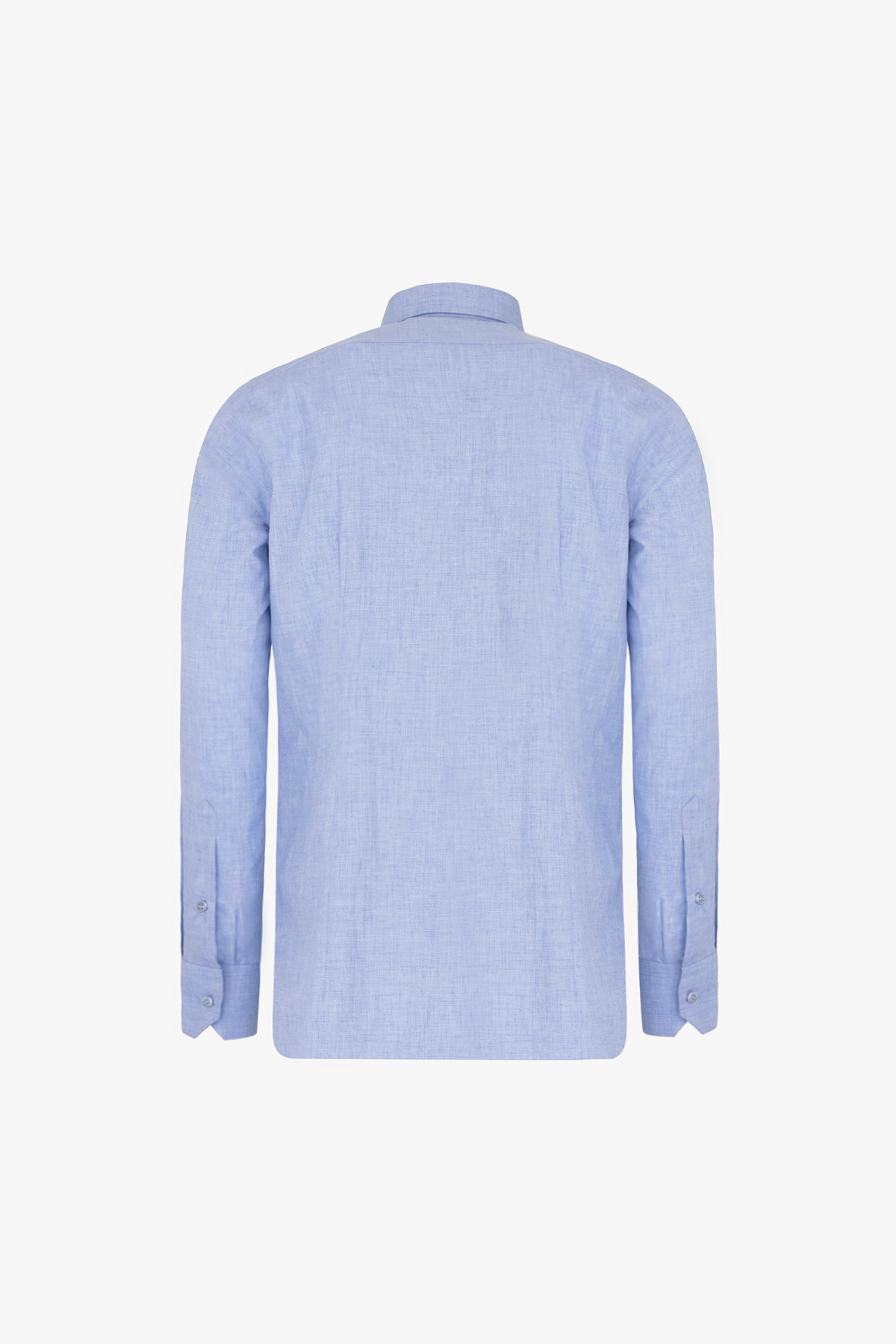 Sky-blue shirt, mottled finish