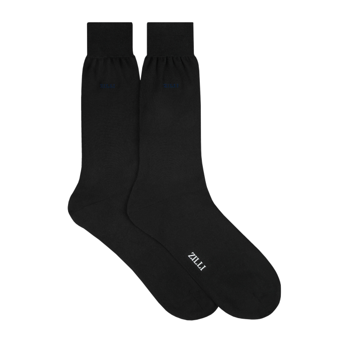 Black mid-calf socks